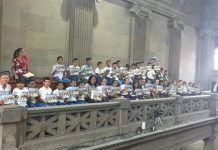 Alumnos de Magdalena visitaron el Congreso de Guatemala