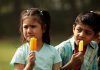 Helados y alimentación saludable del niño/niña