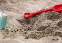 Hoy no había niños en la playa