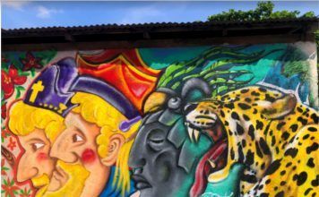 El arte urbano revive la historia de San Cristóbal Acasaguastlán