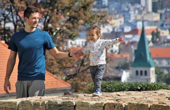 Papa con su hija