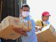 Solidaridad en el Valle del Motagua contra el Covid-19 Distribución Melones en Morales