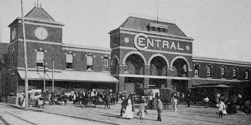 Estación Central del Ferrocarril en Ciudad de Guatemala