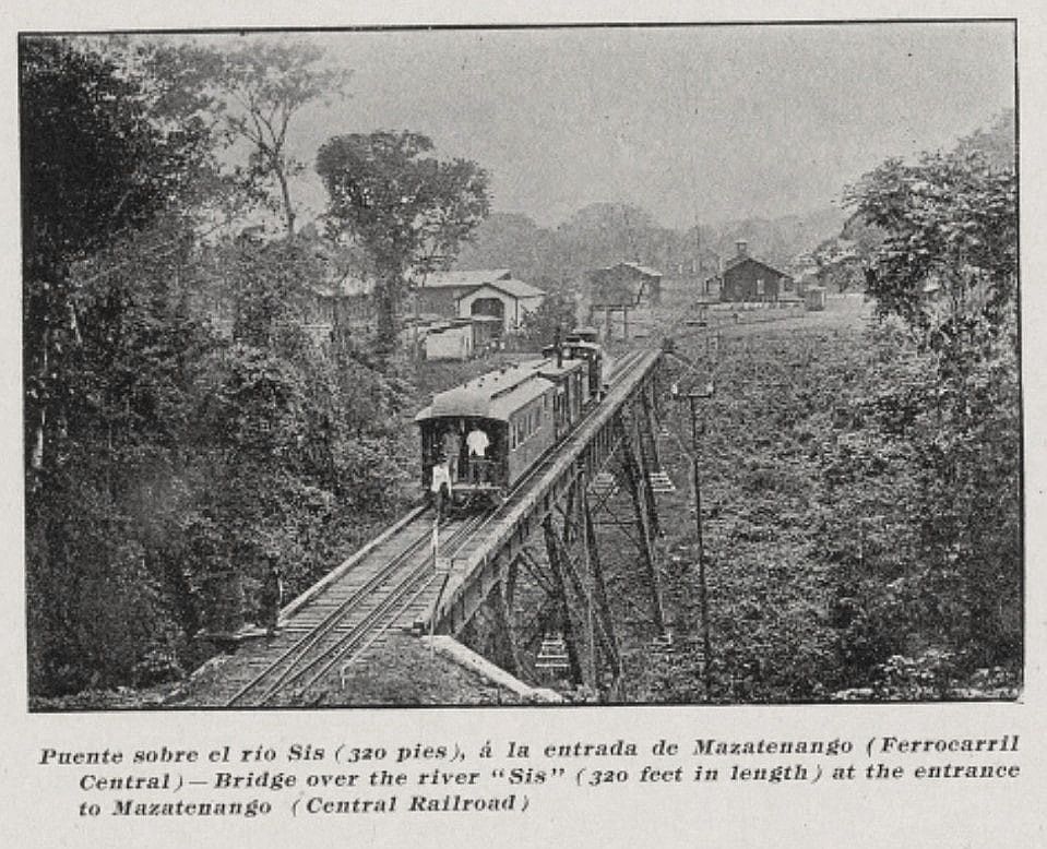 Ferrocarril sobre el río Sis