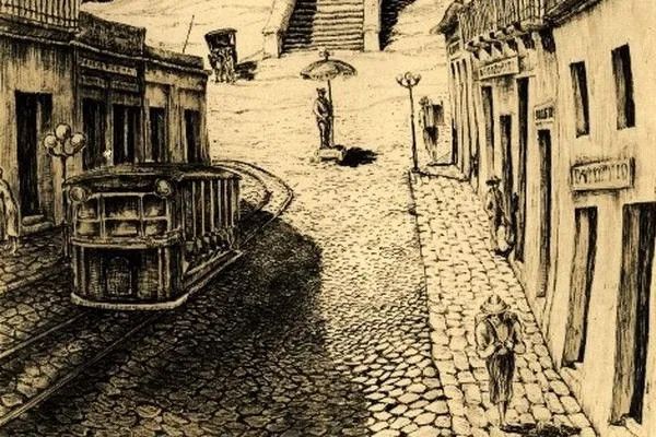 Ilustración del Ferrocarril Decauville