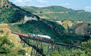 La gran aventura del Ferrocarril de Guatemala Ferrocarril del Norte de Guatemala en El Progreso