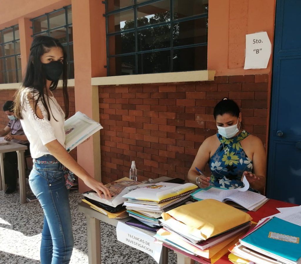 Recepción de trabajos