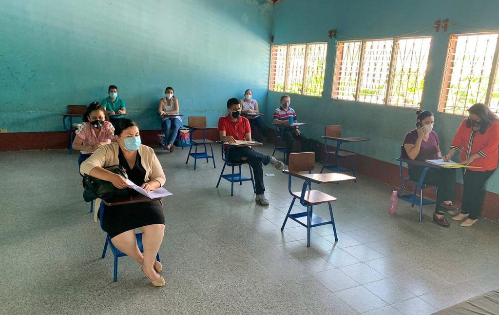Reunión de docentes de Indicoogua
