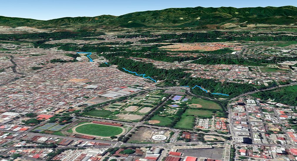 Cuenca del río Negro en Ciudad de Guatemala