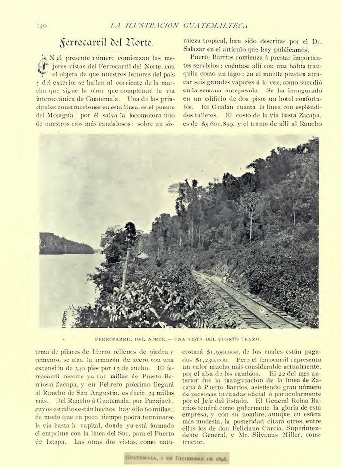 La Ilustración Gutemalteca, revista de la época