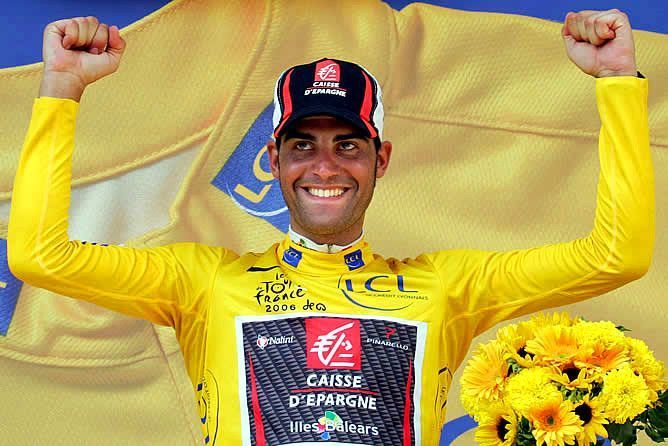 Óscar Pereiro, ganador del Tour 2006