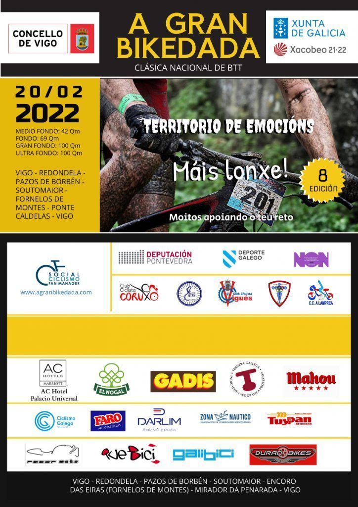 Cartel Patrocinadores A Gran Bikedada 2022