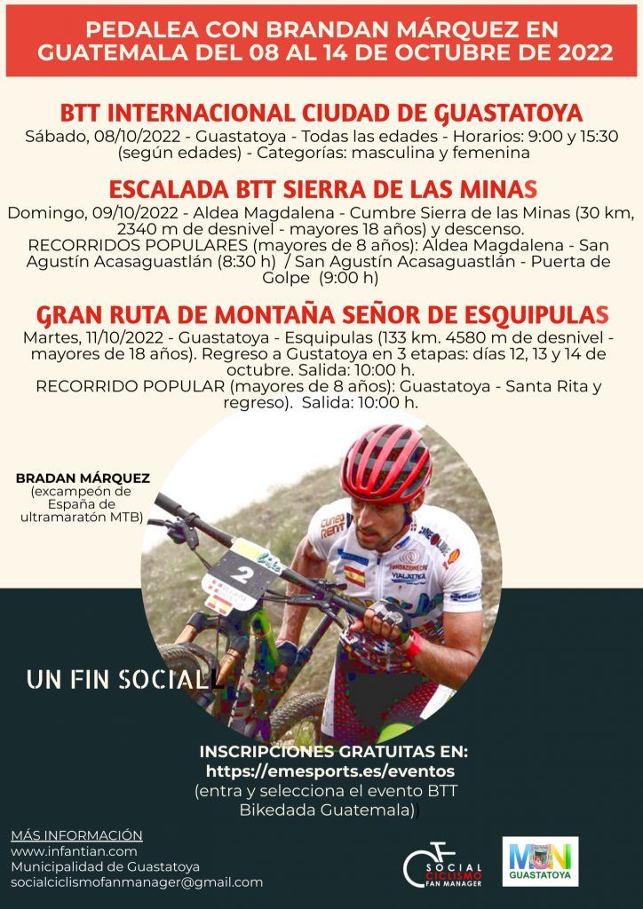 Ven a participar con el excampeón de España de ultramaratón MTB