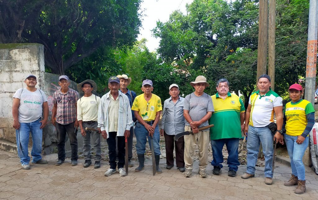 Brigada encargada de la limpieza del circuito largo