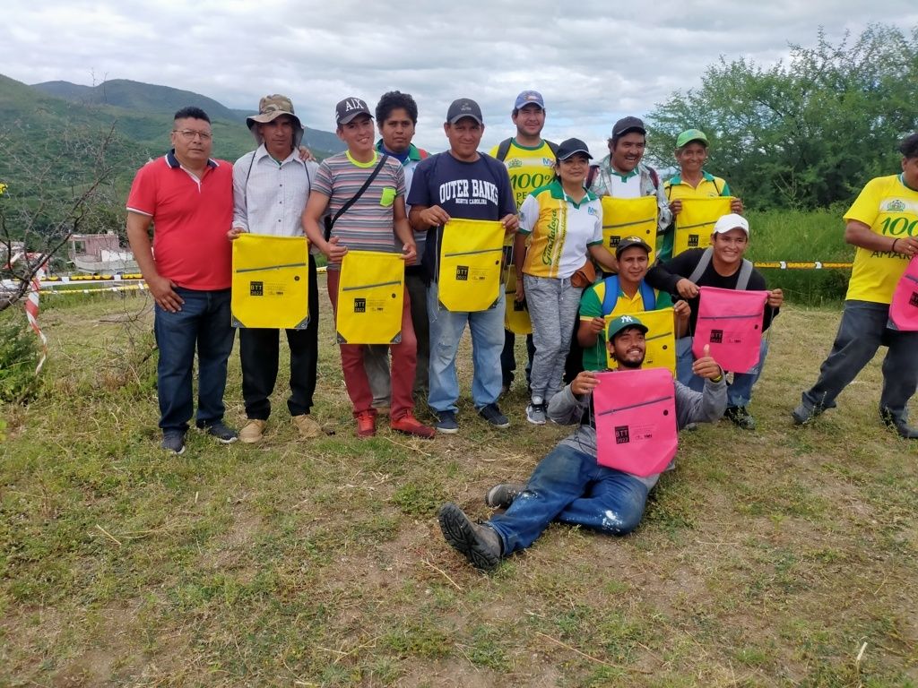 Grupo de voluntarios de la municipalidad