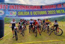 Método «Todos detrás del primero» Momento de la salida en el BTT Ciudad de Guastatoya