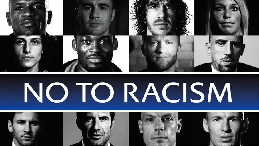 Anuncio UEFA contra el racismo